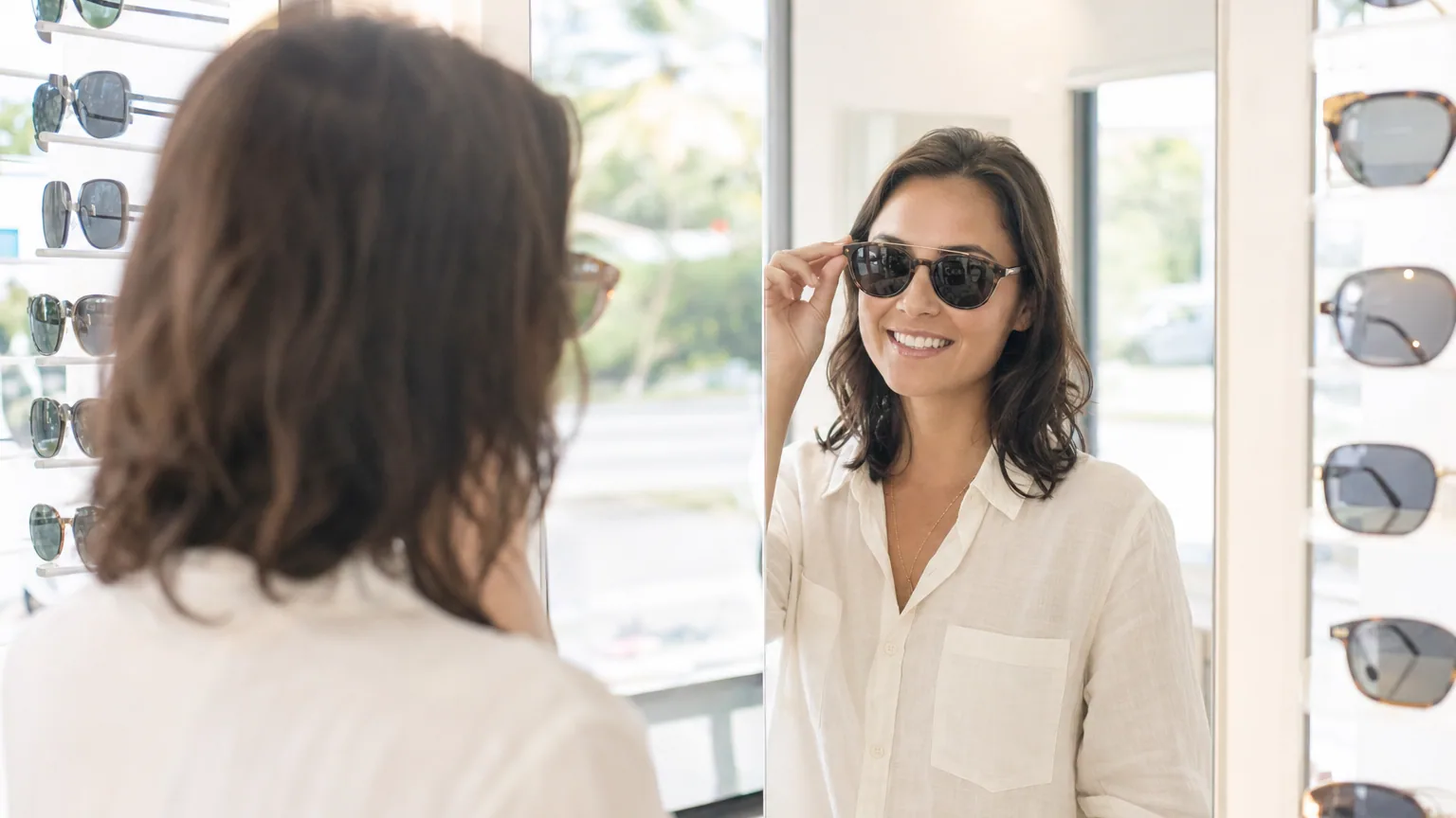 Lunettes de soleil : la forme qui met votre visage en valeur (et protège vos yeux)
