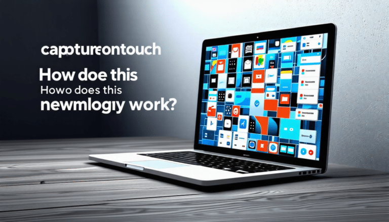 découvrez comment fonctionne la nouvelle technologie captureontouch dans cet article informatif.