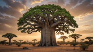 le baobab, arbre majestueux à découvrir : sa majesté, ses mystères et son rôle clé dans l'écosystème.