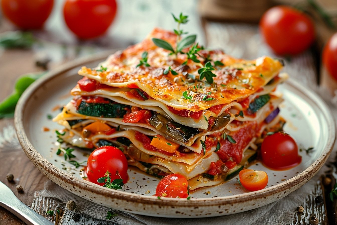 Recette lasagne végétarienne sans gluten
